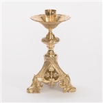 CCG-135SH   BRASS  ALTAR TOP CANDLESTICK