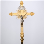 CCG-140GPC - GOLD PLATED PROCESSIONAL CROSS