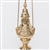 CCG-141B   BRASS THREE CHAIN CHERUB THURIBLE, CENSER