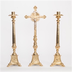 TRADITIONAL FLUTED ALTAR CANDLESTICK