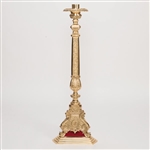 CCG-152PAS ORNATE BRASS PASCHAL CANDLESTICK