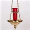 CCG-165, HANGING SANCTUARY LAMP WITH GLOBE