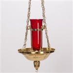 CCG-165, HANGING SANCTUARY LAMP WITH GLOBE