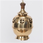 solid brass single chain Censer CCG-179