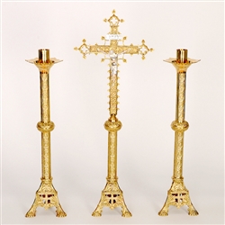 CCG-186AC   TRADITIONAL BRASS ALTAR CROSS