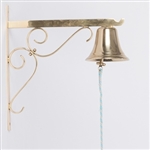 BRASS WALL HUNG CHURCH BELL.