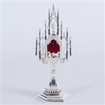 Ornate Gothic Reliquary (Silverplated) - 11 3/4" ht.