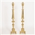 CCG-200   TRADITIONAL SOLID BRASS 42" ALTAR  CANDLE STICK