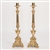 CCG-201   TRADITIONAL SOLID BRASS 40" ANGEL ALTAR CANDLE STICK