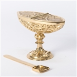 CCG-22 GOTHIC INCENSE BOAT AND SPOON
