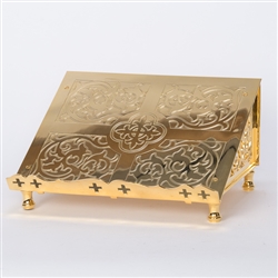 CCG-251G  GOLD PLATED MISSAL STAND