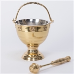 CCG-266 Holy Water Bucket & Sprinkler set, Aspergillum & Aspergil