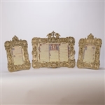 TRADITIONAL SOLID BRASS MASS CARD SET OF 3.