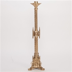 Tall  (40" ht.)  World Class Altar Height Gothic Candlestick