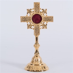 GOLD CROSS RELIQUARY