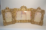 LARGE BRASS LATIN MASS CARD SET