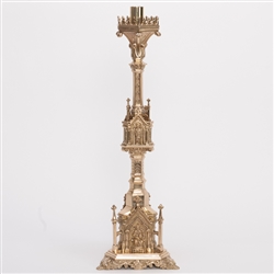 Fine Ornate Gothic Candlestick