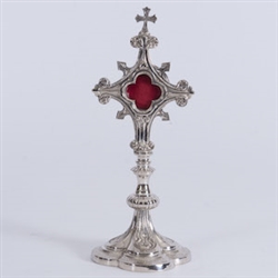 Silverplated Reliquary - 11 3/8" ht.