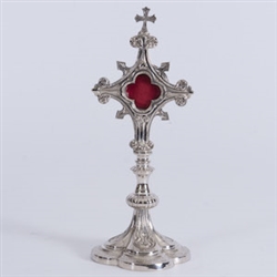 Silverplated Reliquary - 11 3/8" ht.