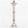 Silver  Fine Ornate Candlestick - All Silverplated