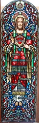 SACRED HEART STAINED GLASS WINDOW
