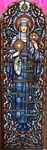St. Margaret Mary Antique Stained Glass Window