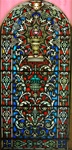 King Melchizedek  Antique Stained Glass Window