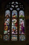 SOLD - Antique German Stained Glass Window,