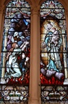 Antique  Stained Glass Window,