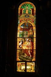 Tiffany Studios style 100 yr. old Stained Glass Window #8