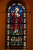 SG-394, (c.1920) Stained Glass Window of "Jesus the good Shepherd"