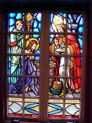 SG-426, St. Stephen  Stained Glass Window