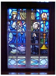 SG-429, St. Stanislaus Kostka  Stained Glass Window