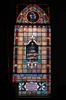 SG-437, Peace on Earth -100 Year old Antique Church Stained Glass Window