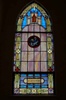 SG-468, St. Dominic with Mary & child Jesus - Traditional Antique Church Stained Glass Window