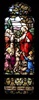 SG-482 Mayer of Munich #3 of 20 fine antique Stained Glass window. Jesus with the children.