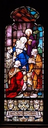 SG-489  Mayer of Munich Stained Glass Window #10 of 20- The Adoration of the Kings