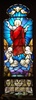 SG-491  Mayer of Munich Stained Glass Window #12 of 20- The Ascension of Jesus