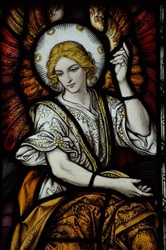 SG-496  Mayer of Munich Stained Glass Window #17 of 20 , The Angel