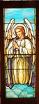 Praying Angel Antique Stained Glass Window, By J&R Lamb Studios - Circa 1905