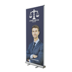 Retractable Double Sided Bannerstand 2 33.5"