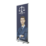 Retractable Double Sided Bannerstand 2 33.5"