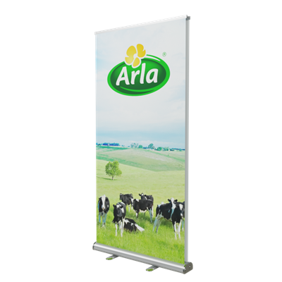 Retractable Double Sided Bannerstand 2 39.4"