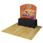 6ft Waveline Curved Table Top Display