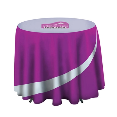 31.5" Cafe Draped Round Table Throw