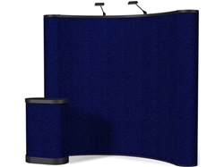 8ft ENERGY Curved Fabric Pop Up Kit