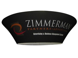 Tapered Circle Hanging Banner Sign