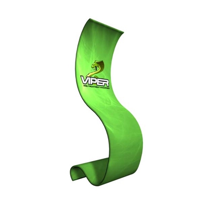 Viper Curved Fabric Tube Banner Stand
