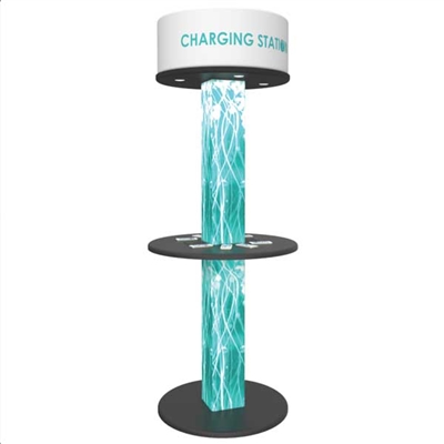 16-port Tension Fabric Round Charging Tower