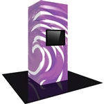 4ft x 10ft Vector Frame Modular Backlit Monitor Tower 04